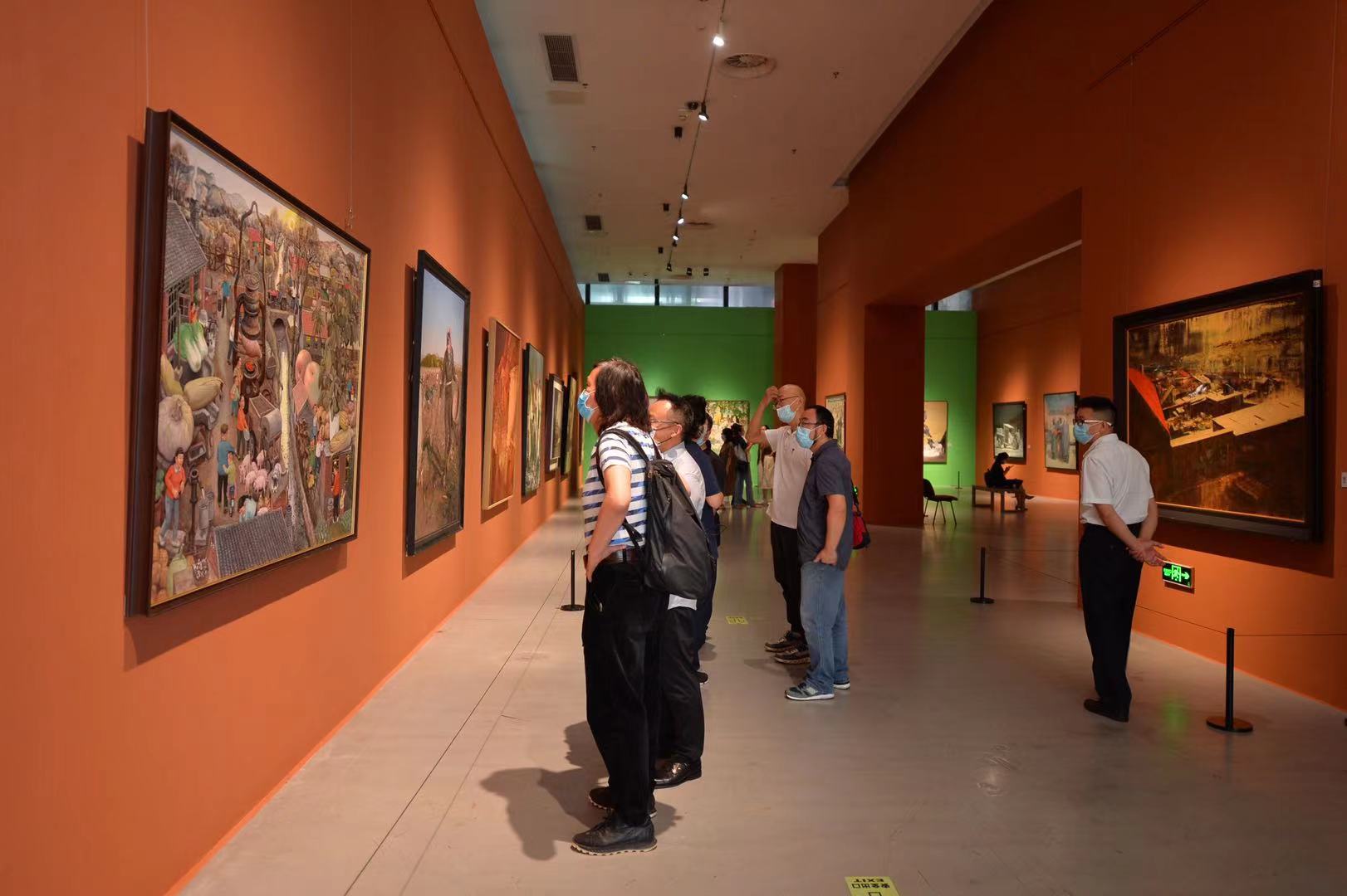 双节去看"时代之光—第五届中国油画展"