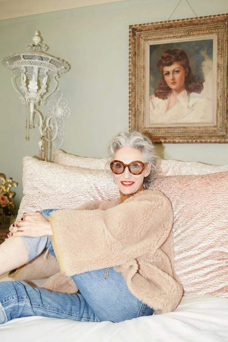 lindarodin也是一位这样帅气的奶奶,年轻时就已经在时尚界闯出名堂,在